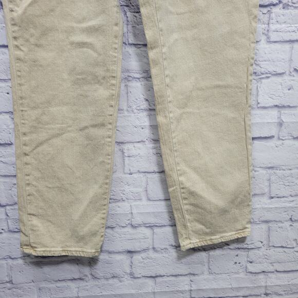 NWT Lee Denim Riders Jeans Womens 14‎ Desert Sand High Rise Preppy Skater - Picture 9 of 10